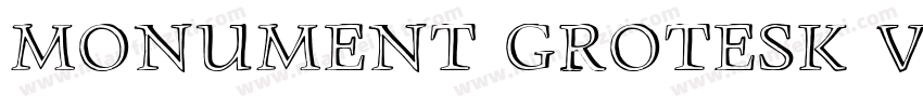 Monument Grotesk Variable字体转换